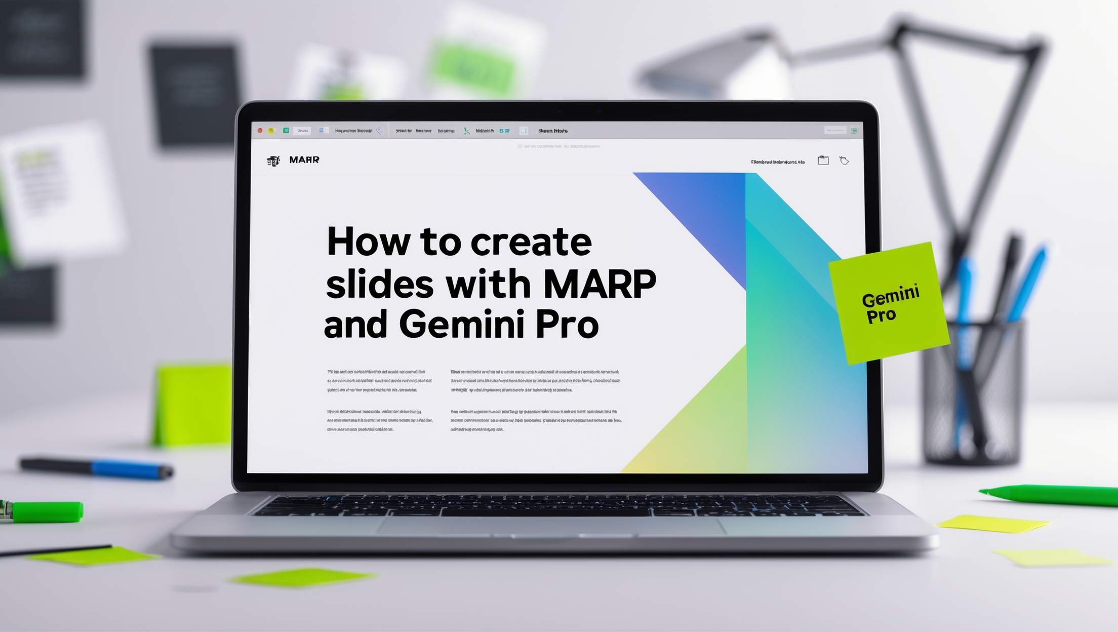 How To Create Slides With Marp And Gemini Pro