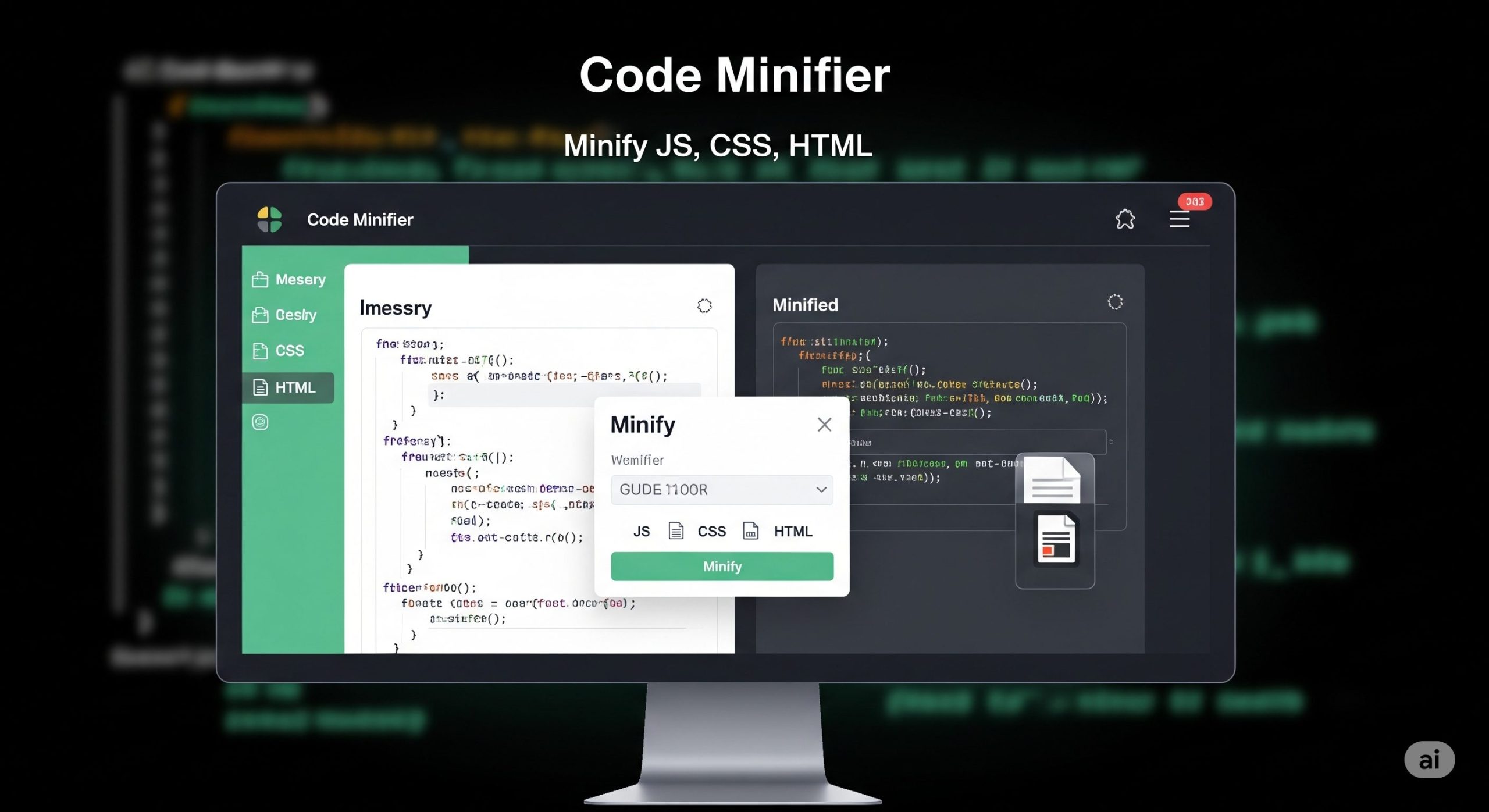 Code Minifier (Javascript, Css, Html) - Online &Amp; Free